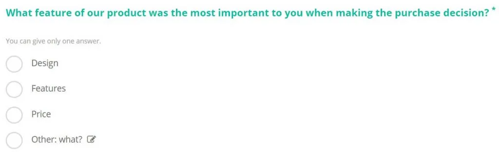 CSAT is a good example of Customer Journey Surveys