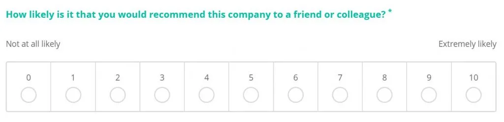 NPS belongs to Customer Journey Surveys